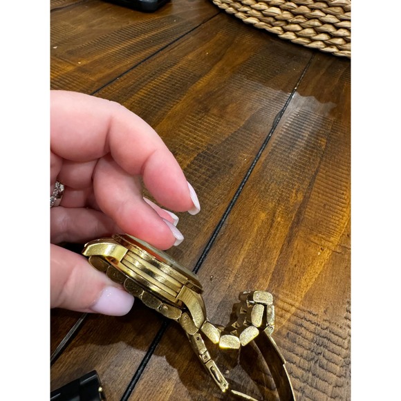 Michael Kors Gold Colored Stainless Steel Watch Model 8077 - Picture 7 of 9